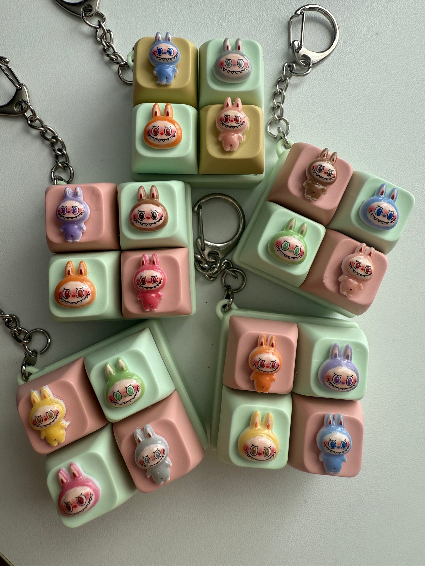 *Labubu-inspired Fidget Keychain*