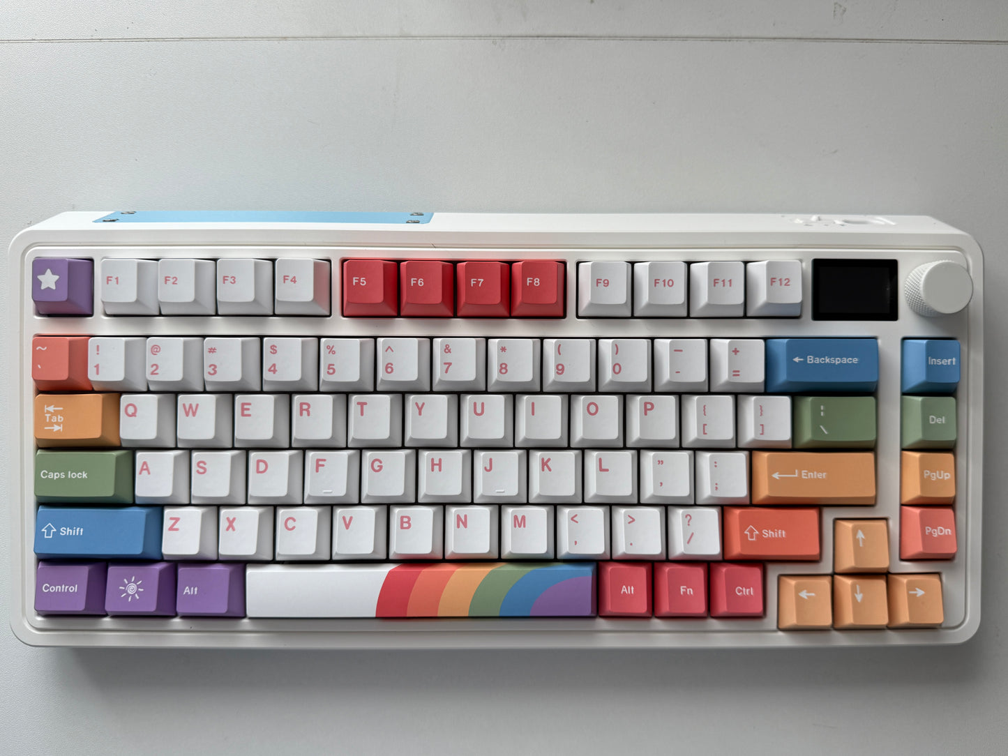 Light Rainbow Keyboard