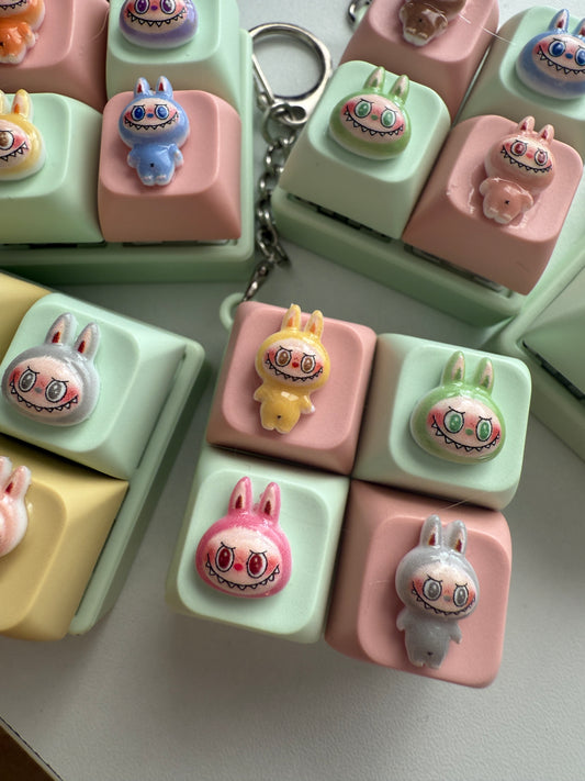 *Labubu-inspired Fidget Keychain*