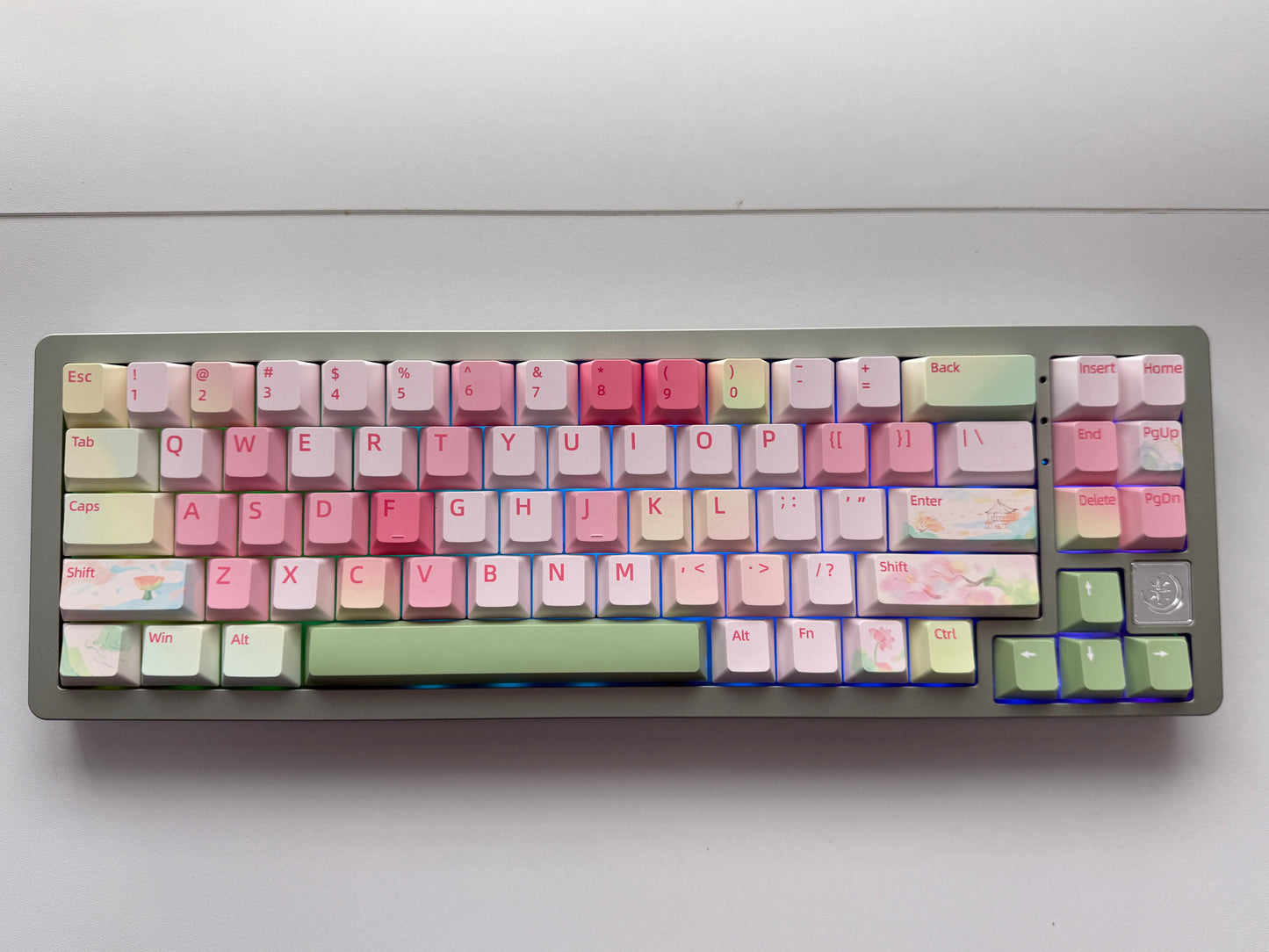 Spring Watercolors keyboard