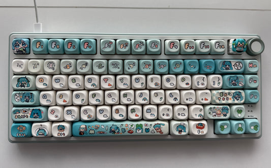 Hatsune Miku inspired keyboard