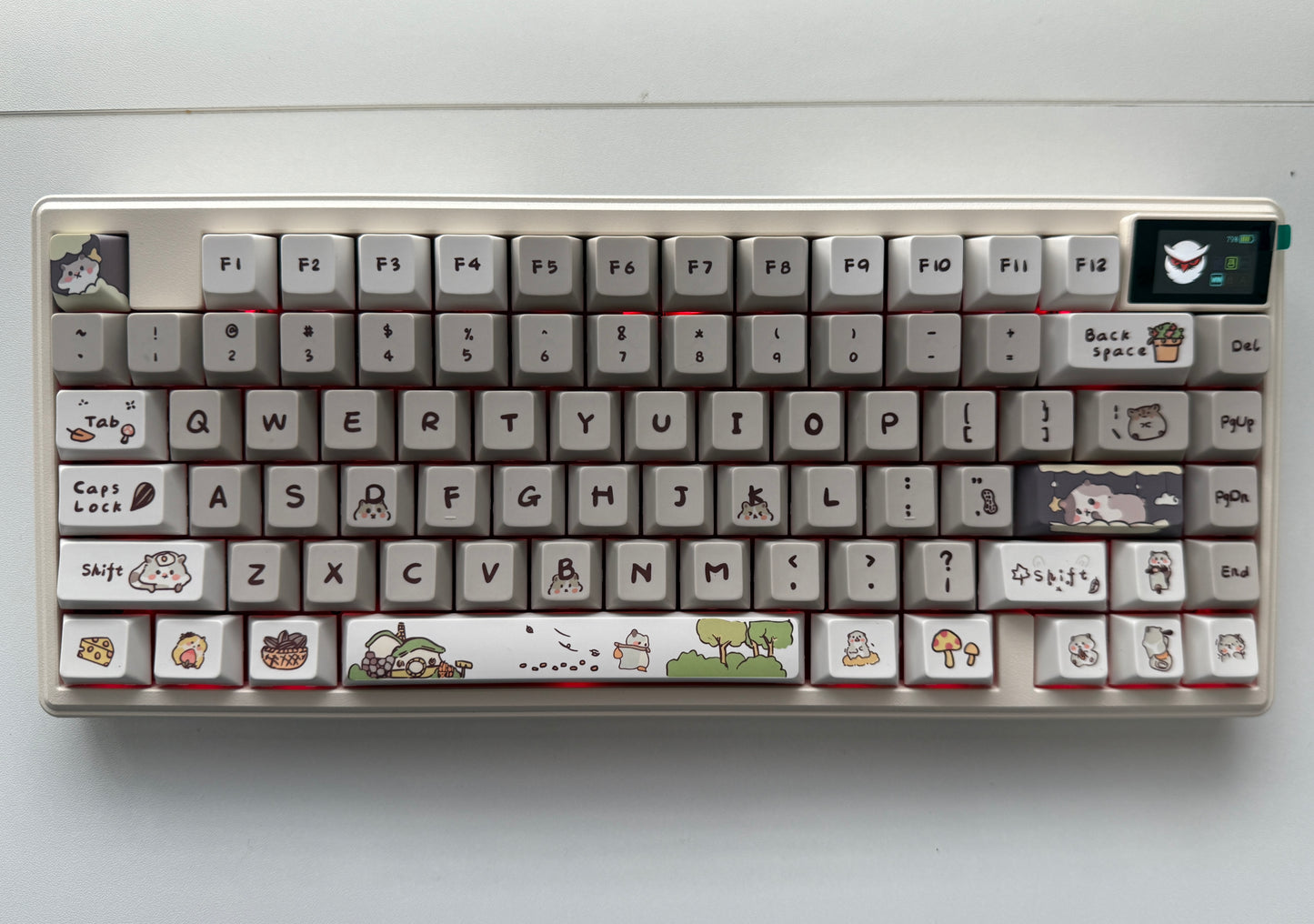 Squirrels keyboard